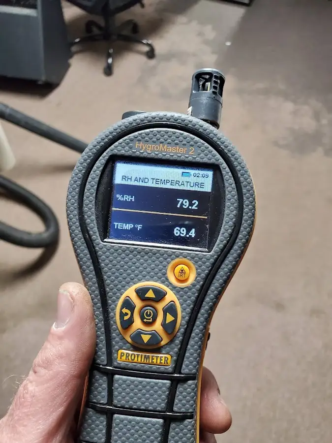 Moisture meter humidity assessment for Fire & Smoke Damage Restoration in Sebring